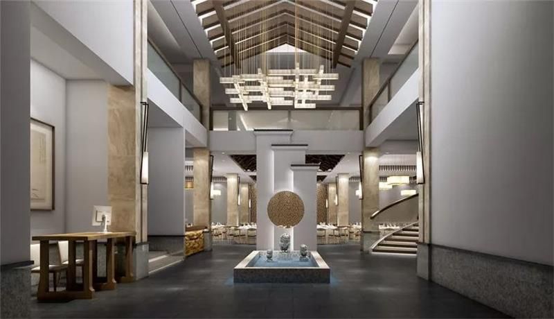 【太原饭店装修】穿插效果图